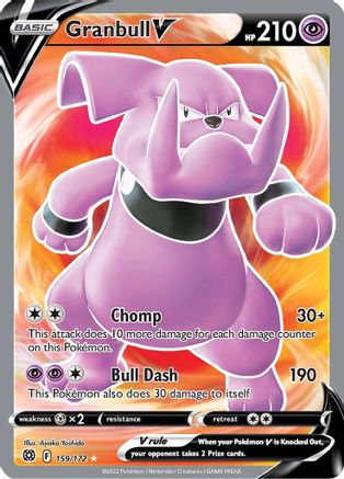 Granbull V (Full Art) (159) Holofoil - Brilliant Stars