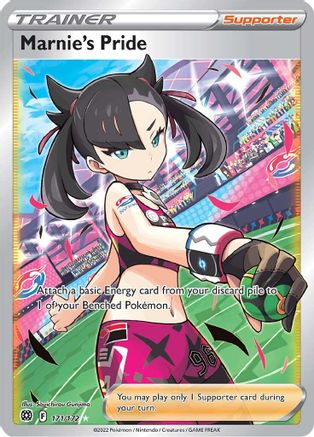 Marnie's Pride (Full Art) (171) Holofoil - Brilliant Stars
