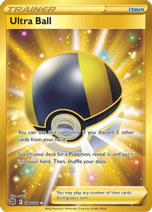 Ultra Ball (Secret) (186) Holofoil - Brilliant Stars