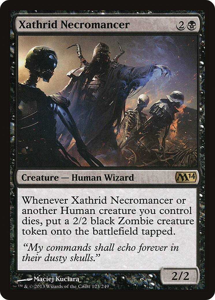 Xathrid Necromancer (123) Foil - Magic 2014