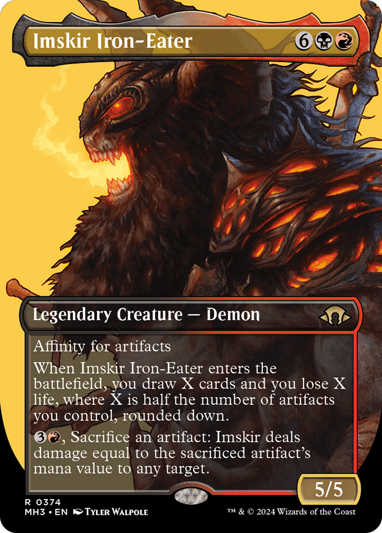 Imskir Iron-Eater (Borderless) (374) Foil - Modern Horizons 3