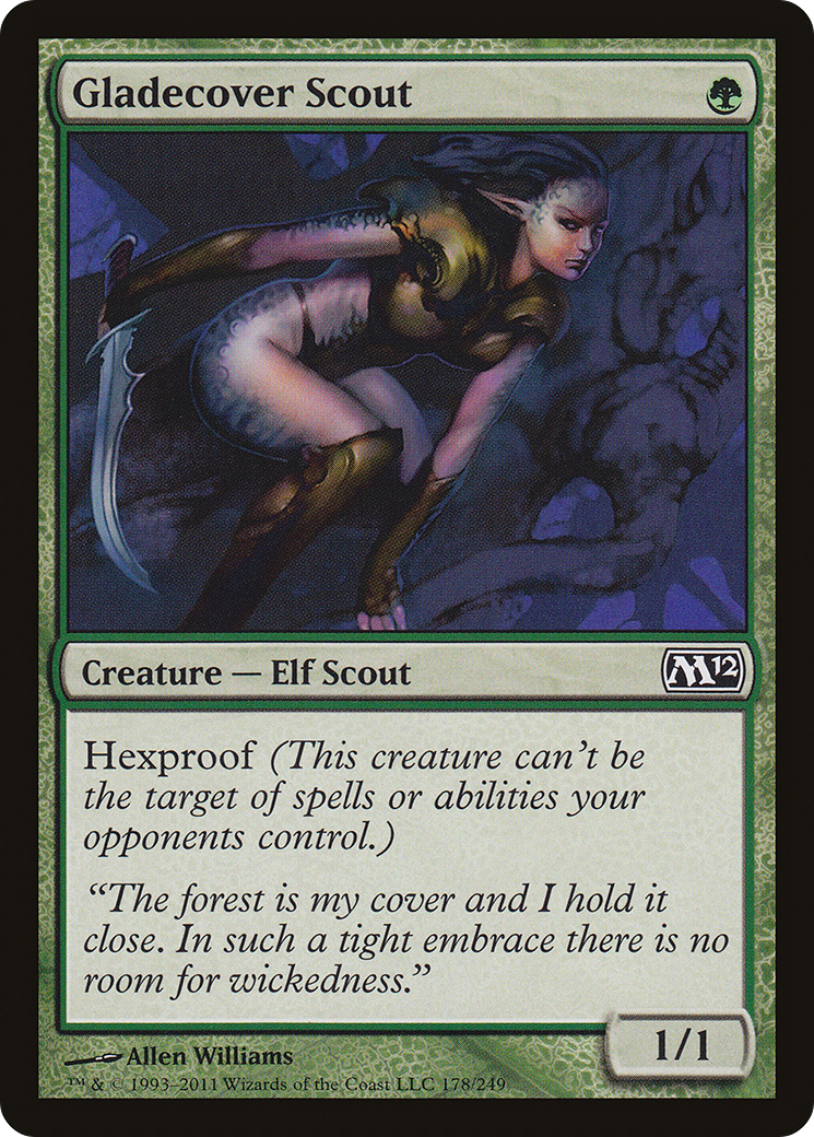 Gladecover Scout (178) Foil - Magic 2012