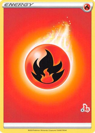 Fire Energy (#8 Cinderace) - Battle Academy 2022