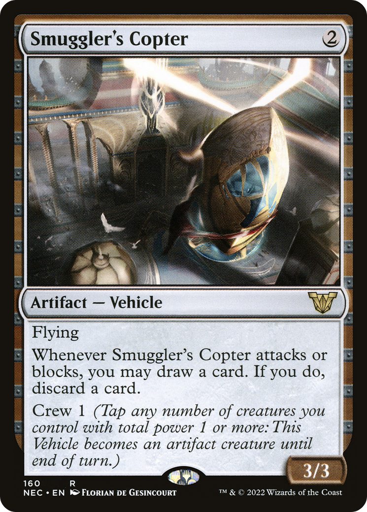 Smuggler's Copter (160) - Neon Dynasty Commander