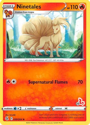 Ninetales (#23 Cinderace) (30) - Battle Academy 2022