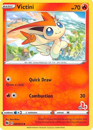Victini (#53 Cinderace) (7) - Battle Academy 2022