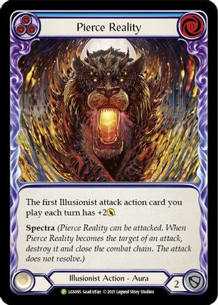 Pierce Reality - LGS095 (LGS095) Cold Foil - Flesh and Blood: Promo Cards
