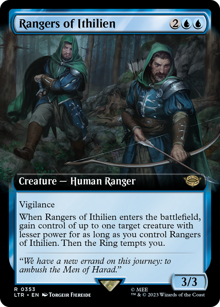 Rangers of Ithilien (Extended Art) (353) Foil - The Lord of the Rings: Tales of Middle-earth