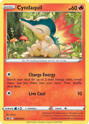 Cyndaquil - SWSH221 (SWSH221) Holofoil - SWSH Sword & Shield Promo Cards