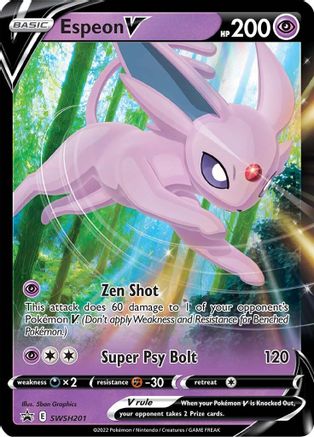 Espeon V - SWSH201 (SWSH201) Holofoil - SWSH Sword & Shield Promo Cards