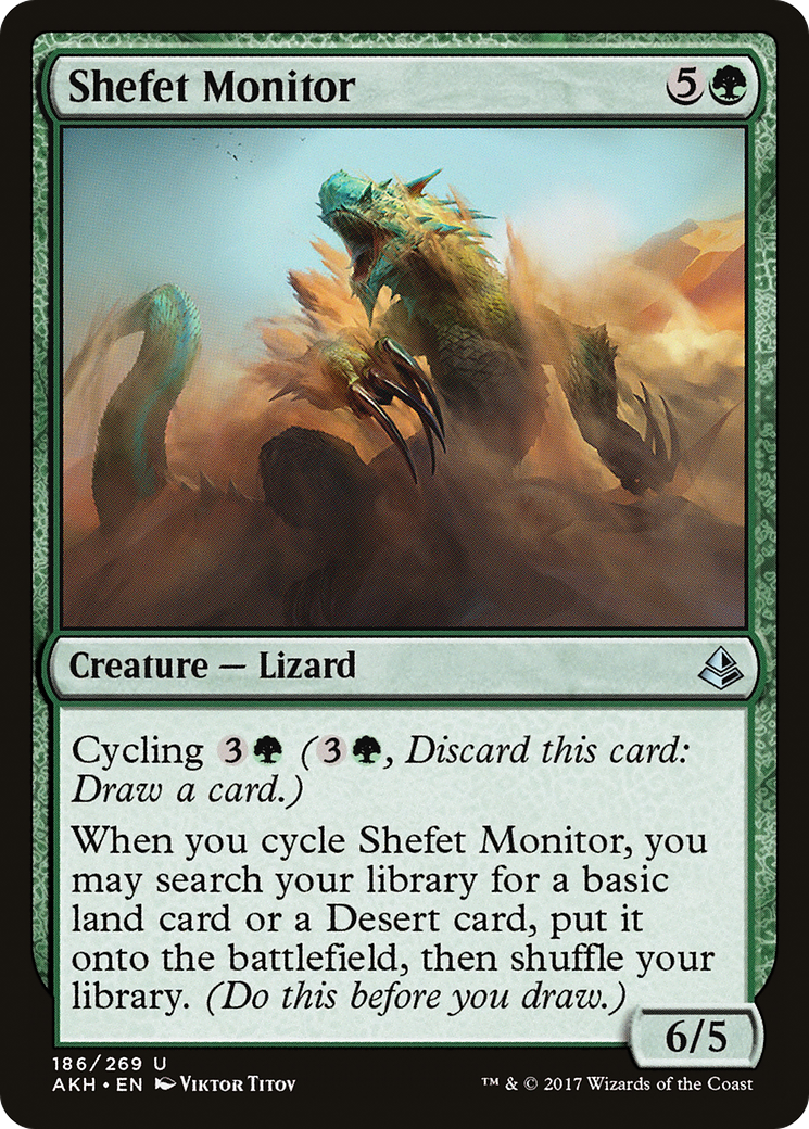 Shefet Monitor (186) Foil - Amonkhet