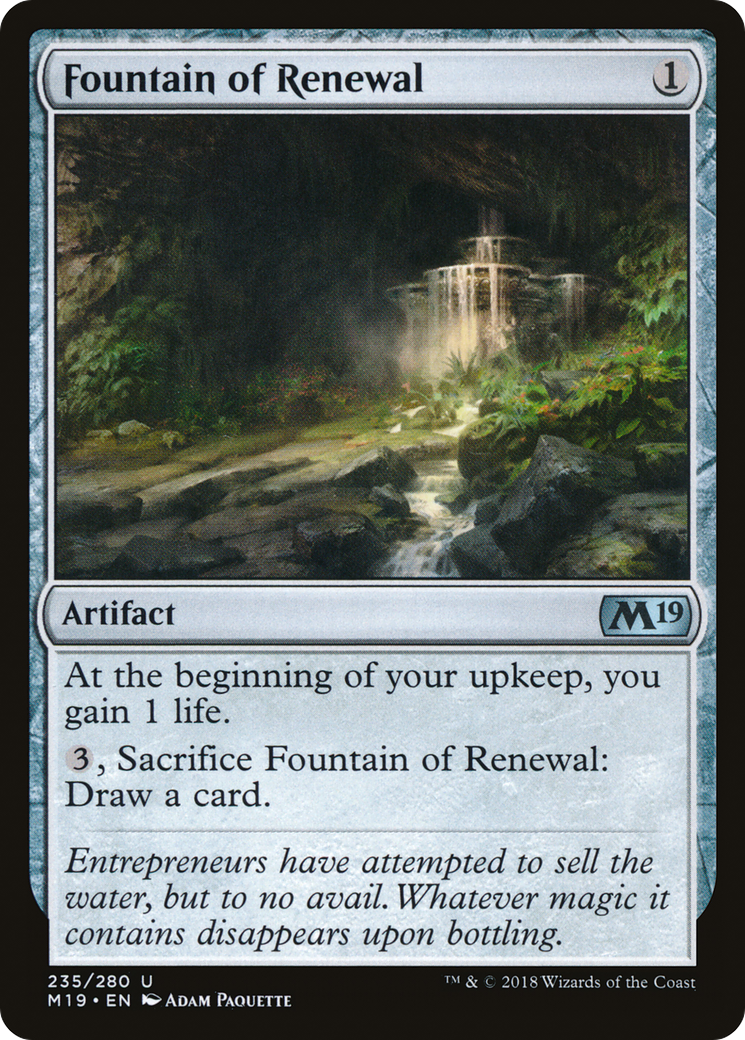 Fountain of Renewal (235) Foil - Core Set 2019
