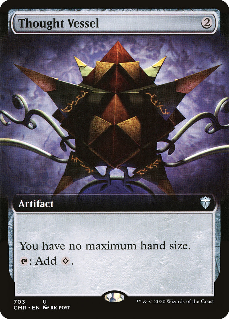 Thought Vessel (Extended Art) (703) Foil - Commander Legends