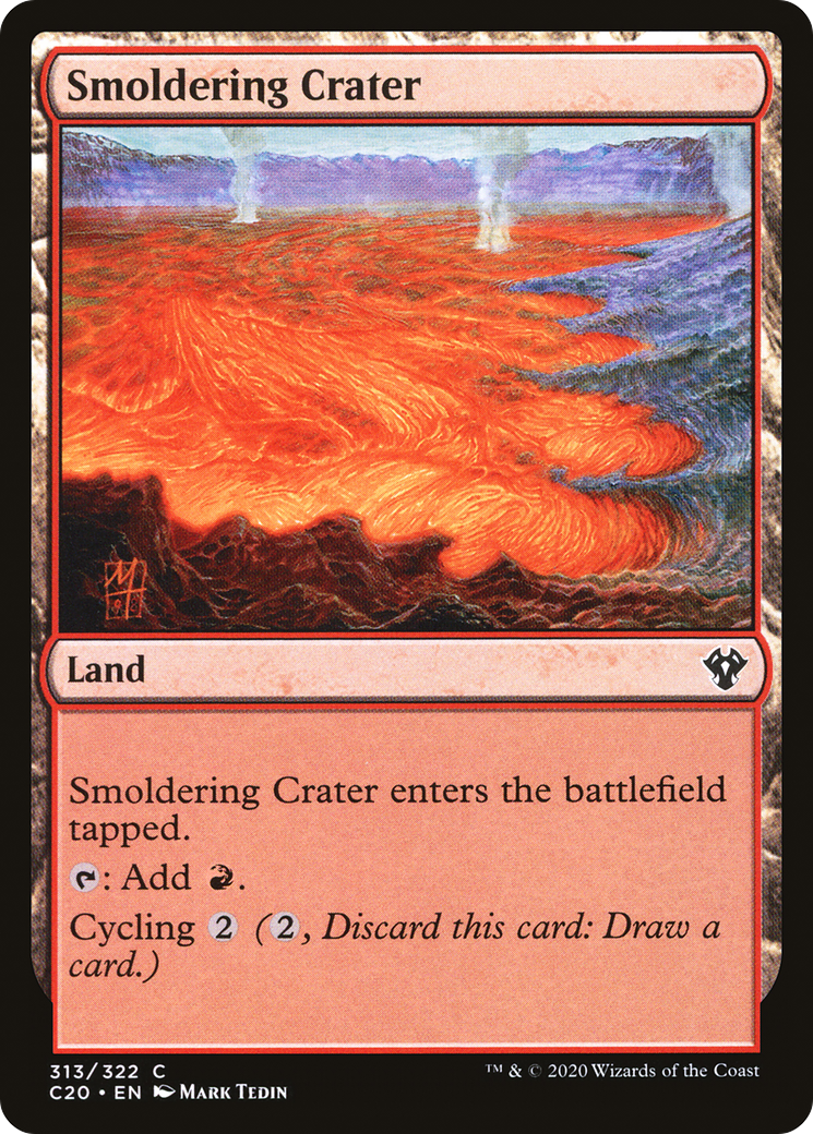 Smoldering Crater (313) - Commander 2020