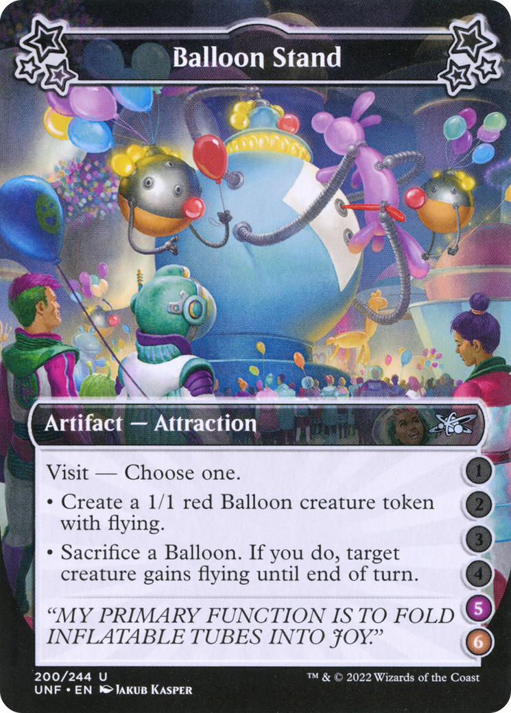 Balloon Stand (200d) Foil - Unfinity