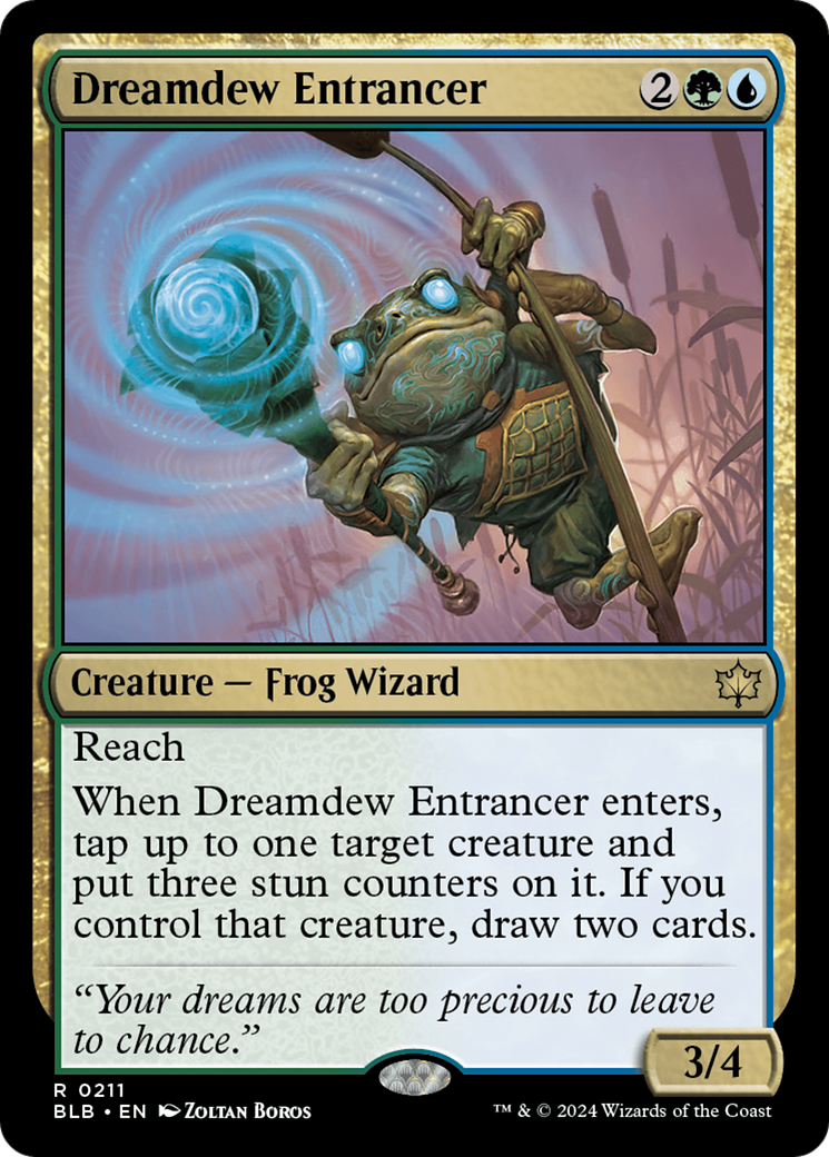 Dreamdew Entrancer (211) Foil - Bloomburrow