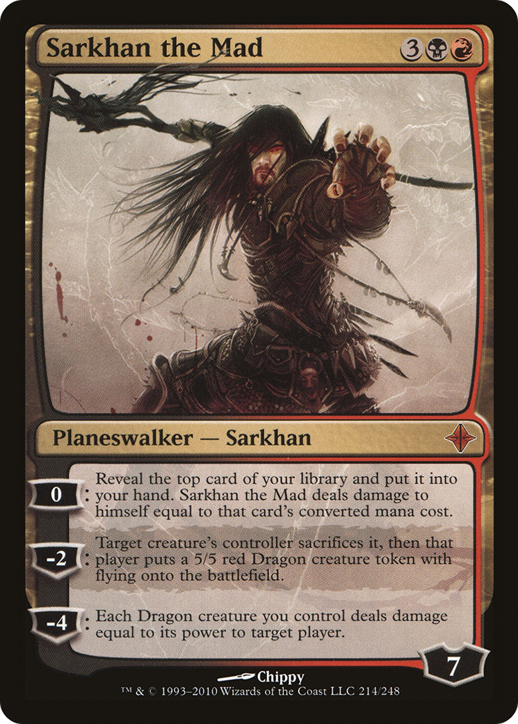 Sarkhan the Mad (214) Foil - Rise of the Eldrazi