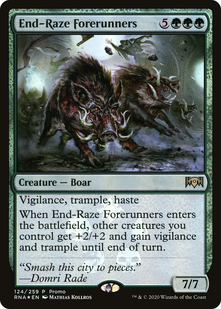 End-Raze Forerunners (124) Foil - Ravnica Allegiance Promos