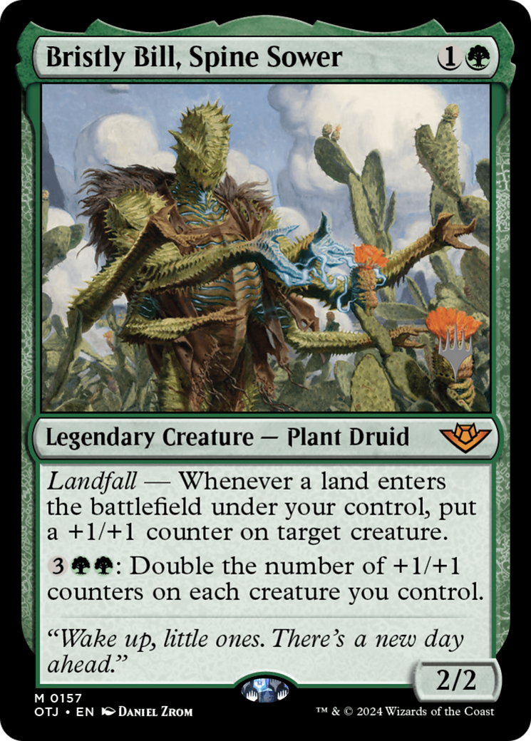 Bristly Bill, Spine Sower (157) Foil - Outlaws of Thunder Junction Promos