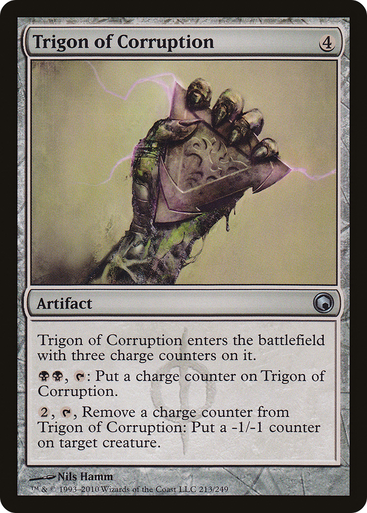 Trigon of Corruption (213) Foil - Scars of Mirrodin