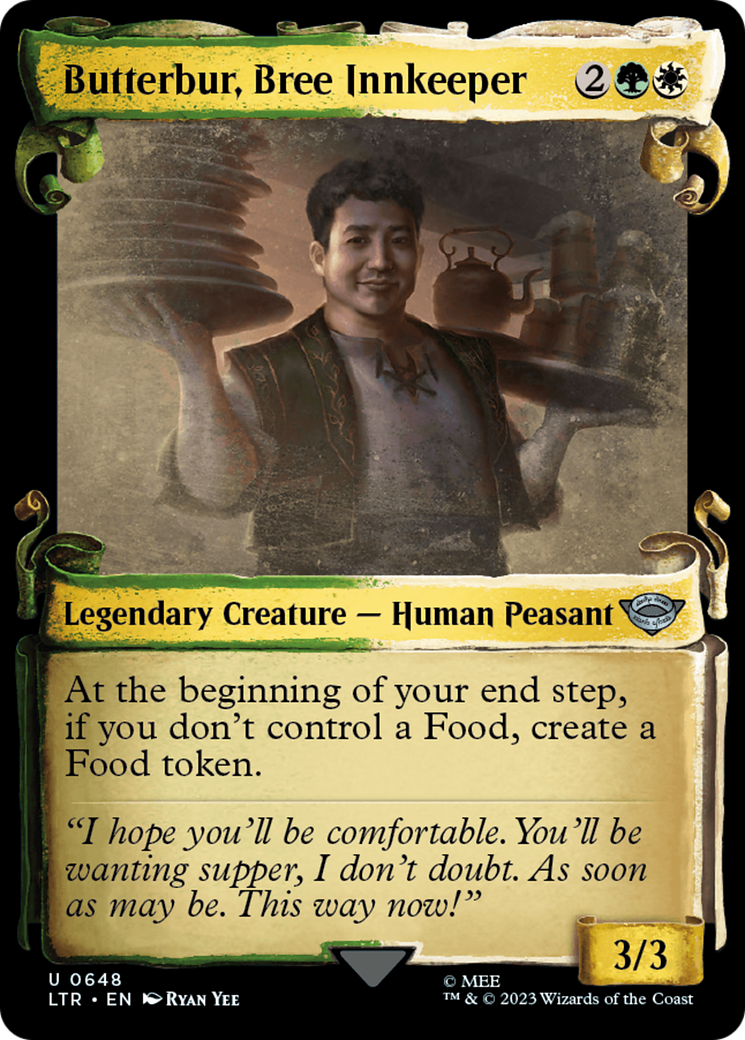 Butterbur, Bree Innkeeper (Showcase) (648) Foil - The Lord of the Rings: Tales of Middle-earth