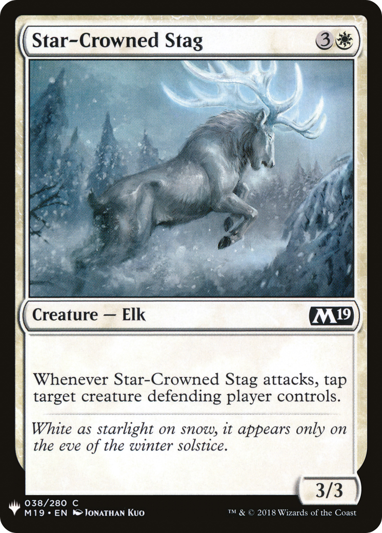 Star-Crowned Stag (M19-38) - The List