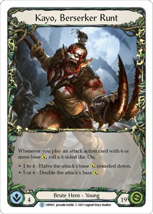 Kayo, Berserker Runt (1HP003) - History Pack Vol.1
