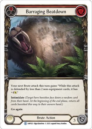 Barraging Beatdown (Red) (1HP022) - History Pack Vol.1
