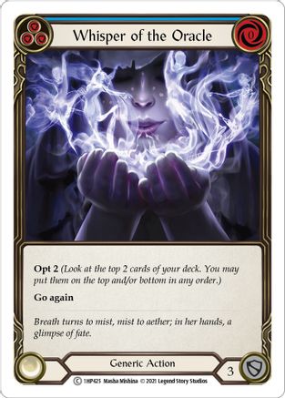 Whisper of the Oracle (Blue) (1HP425) - History Pack Vol.1