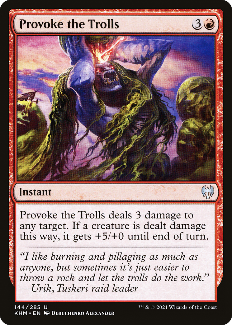 Provoke the Trolls (144) Foil - Kaldheim