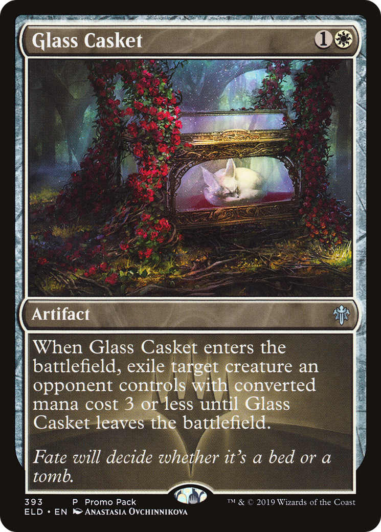 Glass Casket (393) Foil - Throne of Eldraine