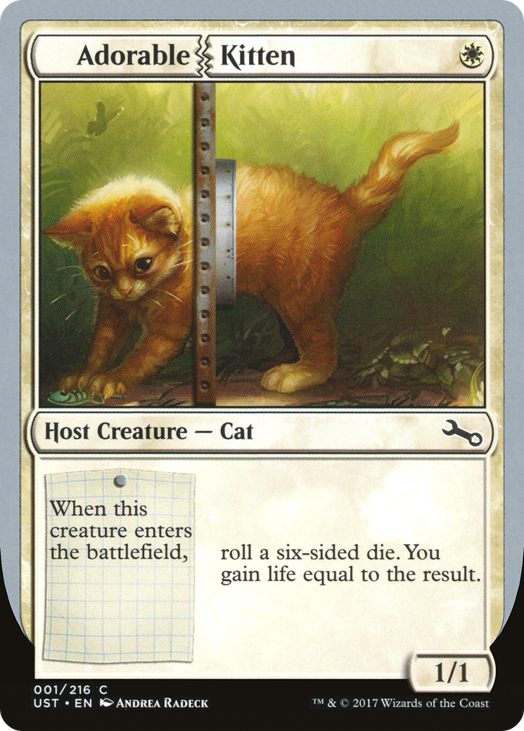 Adorable Kitten (001) - Unstable