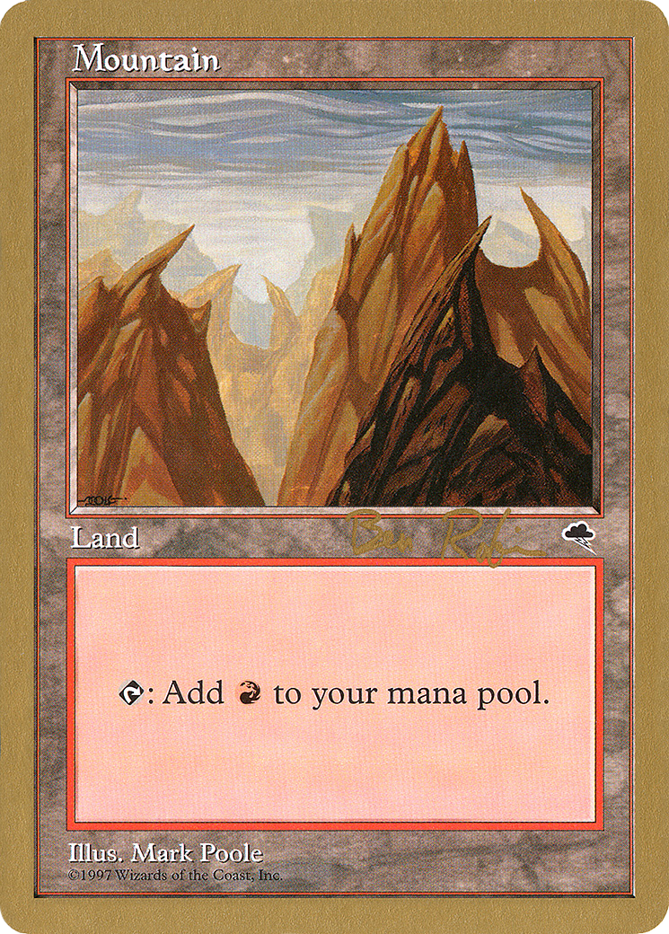 Mountain (Vertical) - 1998 Ben Rubin (TMP) (Retro) - World Championship Decks 1998