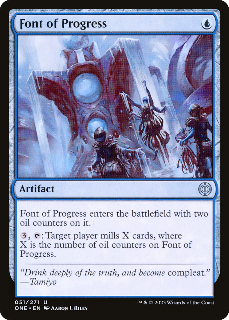 Font of Progress (051) Foil - Phyrexia: All Will Be One