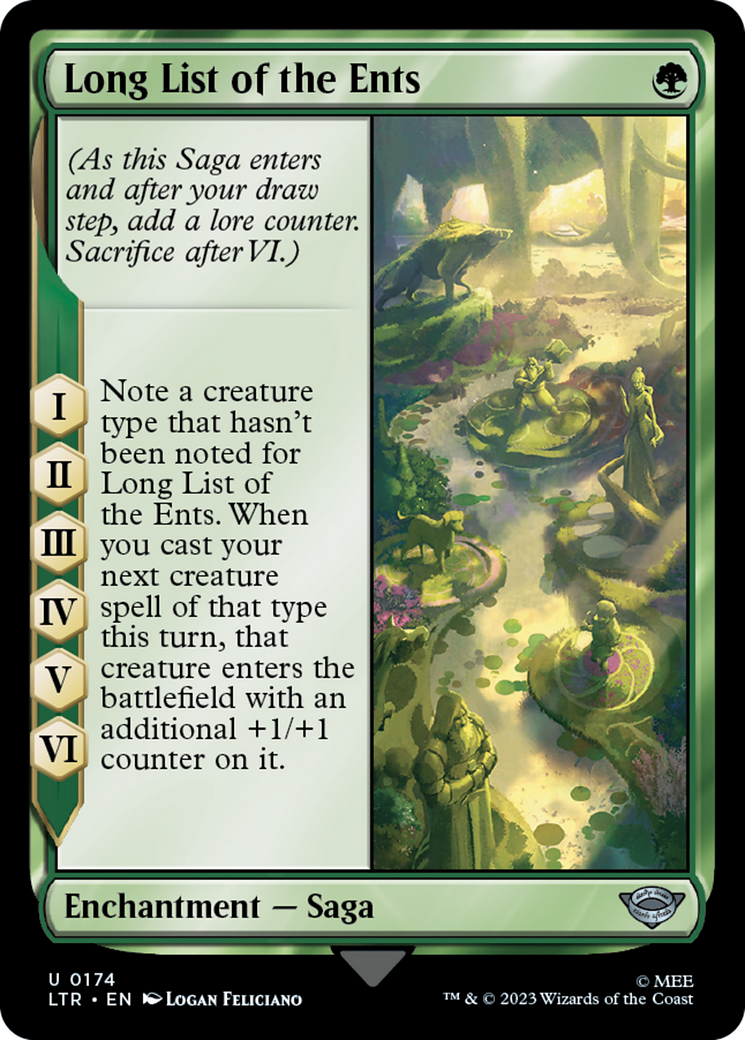 Long List of the Ents (174) Foil - The Lord of the Rings: Tales of Middle-earth