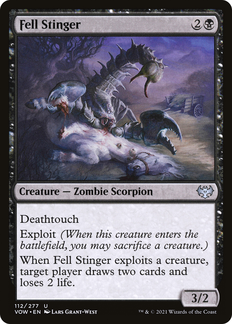 Fell Stinger (112) Foil - Innistrad: Crimson Vow