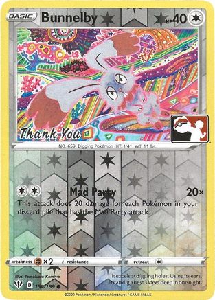 Bunnelby - 150/189 (Thank You Promo) (150) Reverse Holofoil - Miscellaneous Cards & Products
