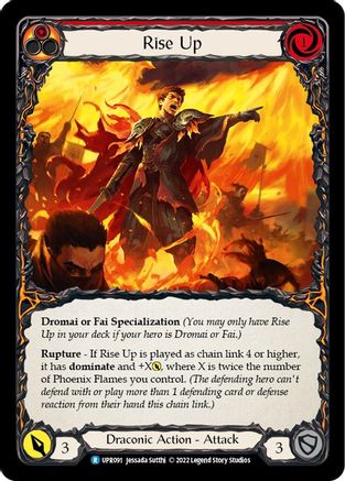 Rise Up (UPR091) Rainbow Foil - Uprising