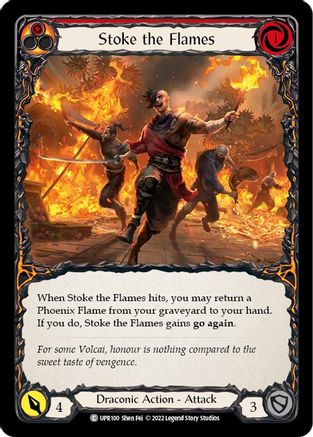 Stoke the Flames (UPR100) Rainbow Foil - Uprising