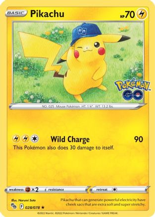 Pikachu (28) Reverse Holofoil - Pokemon GO
