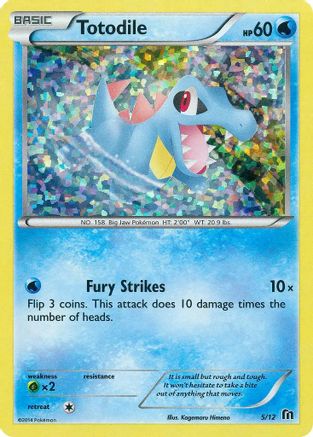 Totodile - 5/12 (5) Holofoil - McDonalds Promos 2016