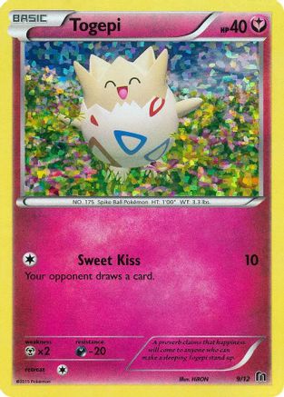 Togepi - 9/12 (9) Holofoil - McDonalds Promos 2016