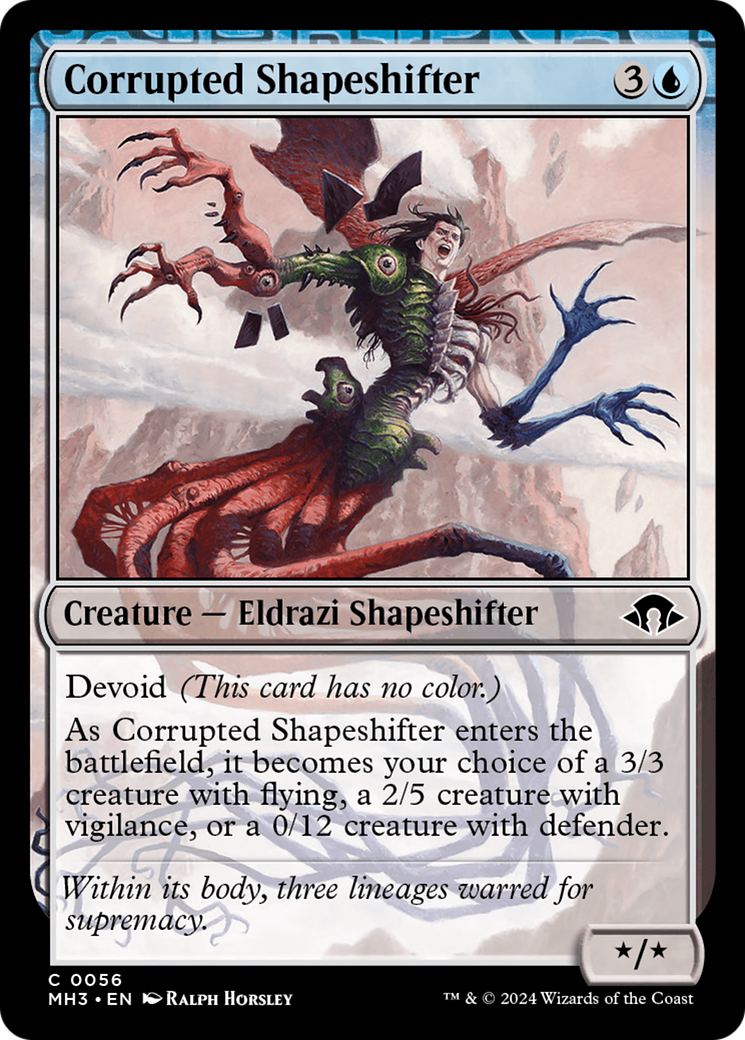 Corrupted Shapeshifter (056) Foil - Modern Horizons 3