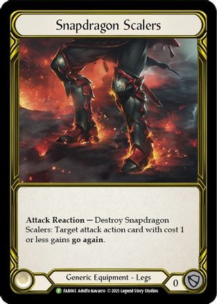 Snapdragon Scalers (Golden) (FAB065) Cold Foil - FaB Promos