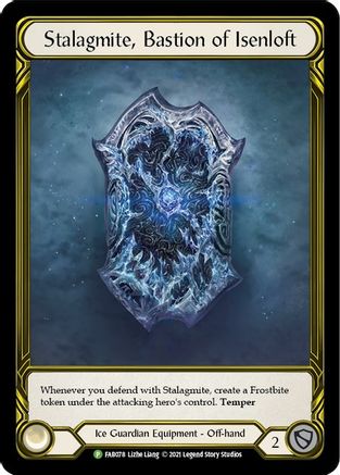 Stalagmite, Bastion of Isenloft (Golden) (FAB078) Cold Foil - FaB Promos