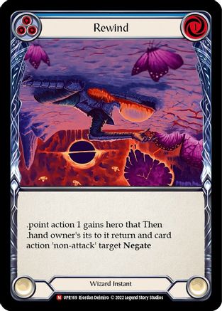Rewind (Alternate Art) (UPR169) Rainbow Foil - Uprising