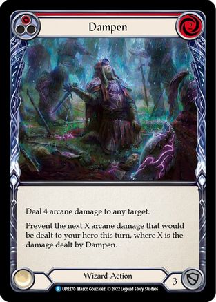 Dampen (Red) (UPR170) Rainbow Foil - Uprising