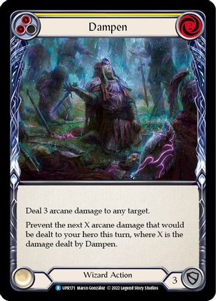 Dampen (Yellow) (UPR171) Rainbow Foil - Uprising