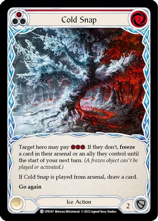 Cold Snap (Red) (UPR147) Rainbow Foil - Uprising