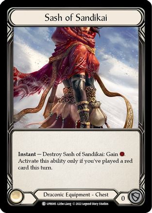 Sash of Sandikai (UPR085) Cold Foil - Uprising
